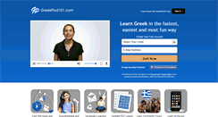 Desktop Screenshot of greekpod101.com